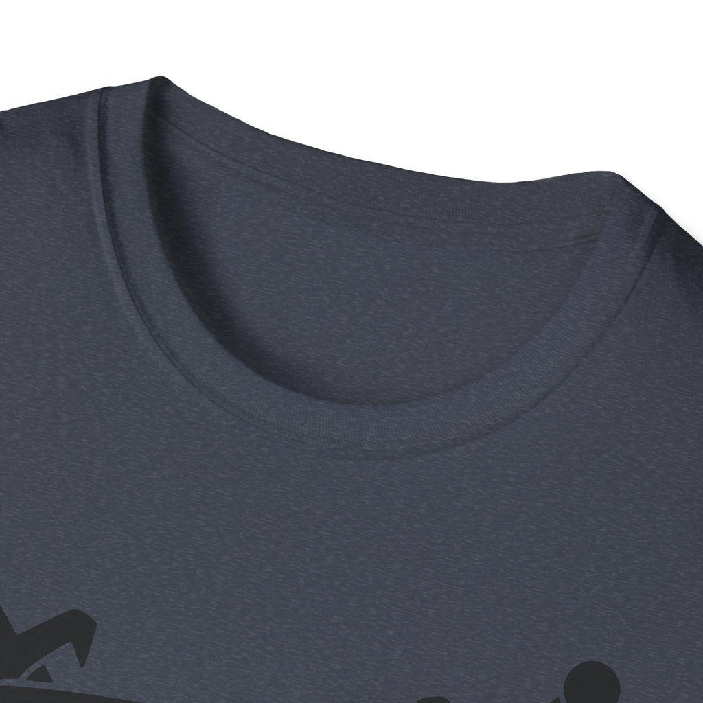 Sword and Shield Pi Chi Rho Black Graphic Softstyle Cotton Shirt T-Shirt