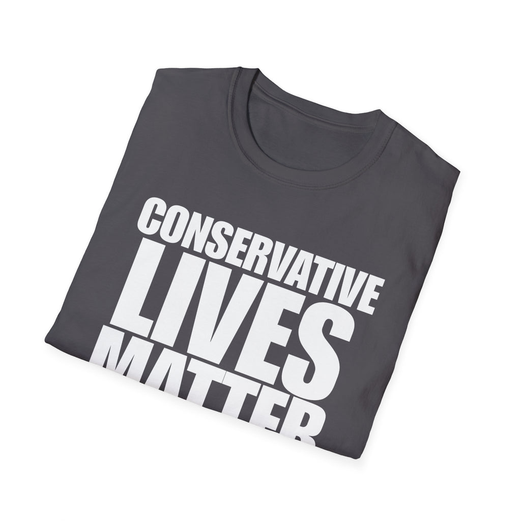 Conservative Lives Matter Graphic Cotton T-Shirt