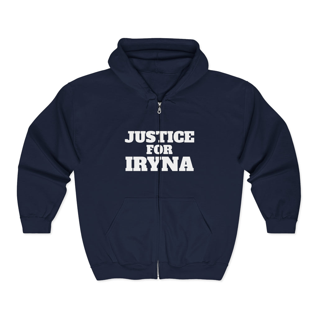 Justice for Iryna Hoodie, Justice for Iryna Full Zip Sweatshirt