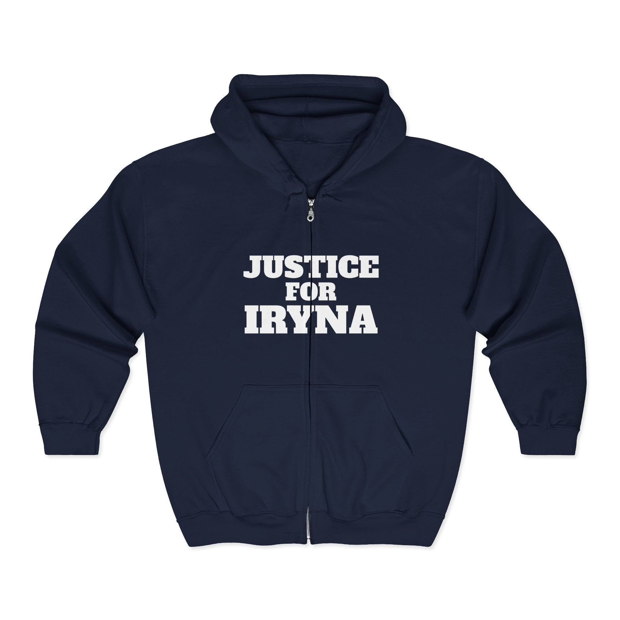 Justice for Iryna Hoodie, Justice for Iryna Full Zip Sweatshirt