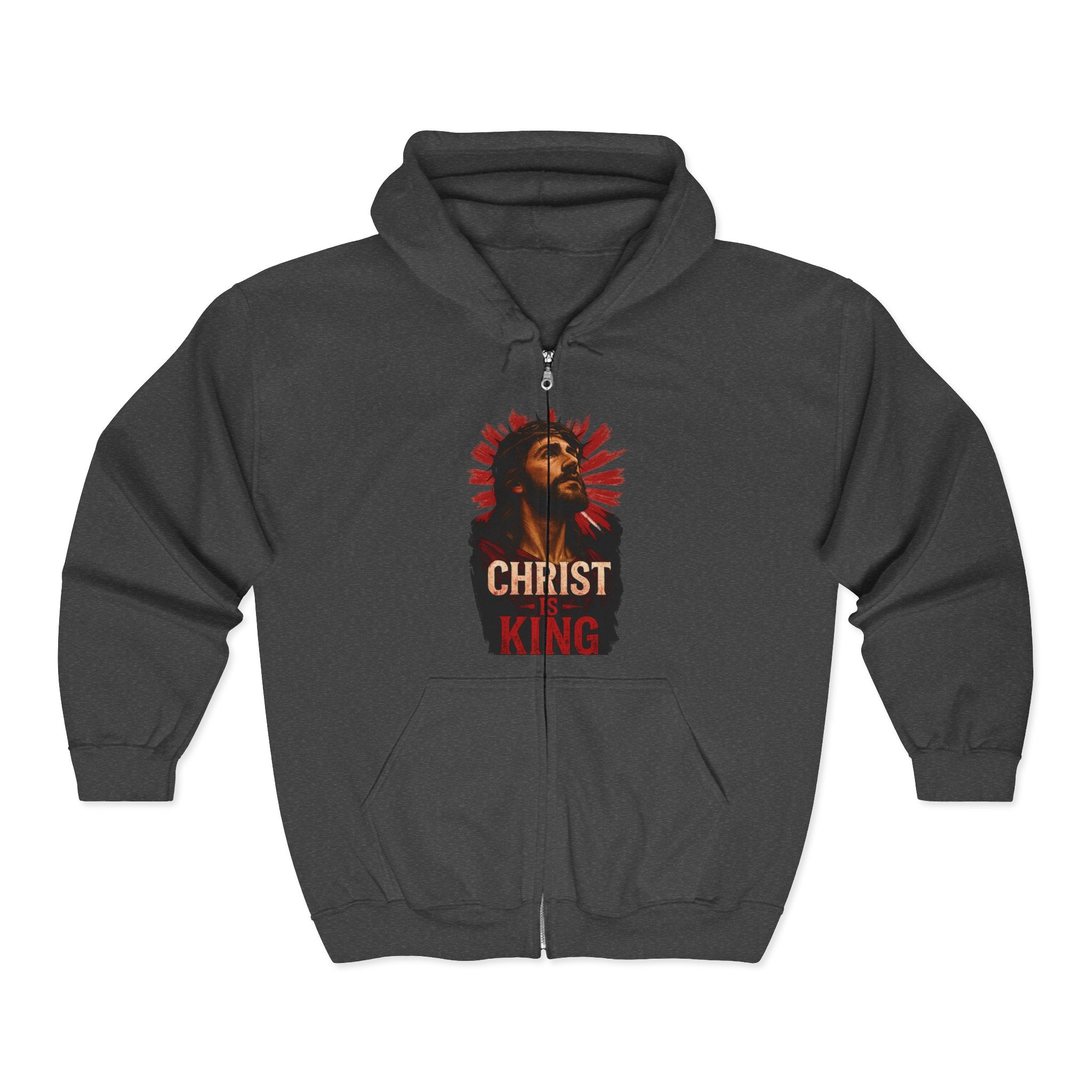 Christ is King Unisex Hooded Sweatshirt, Christ is King Hoodie