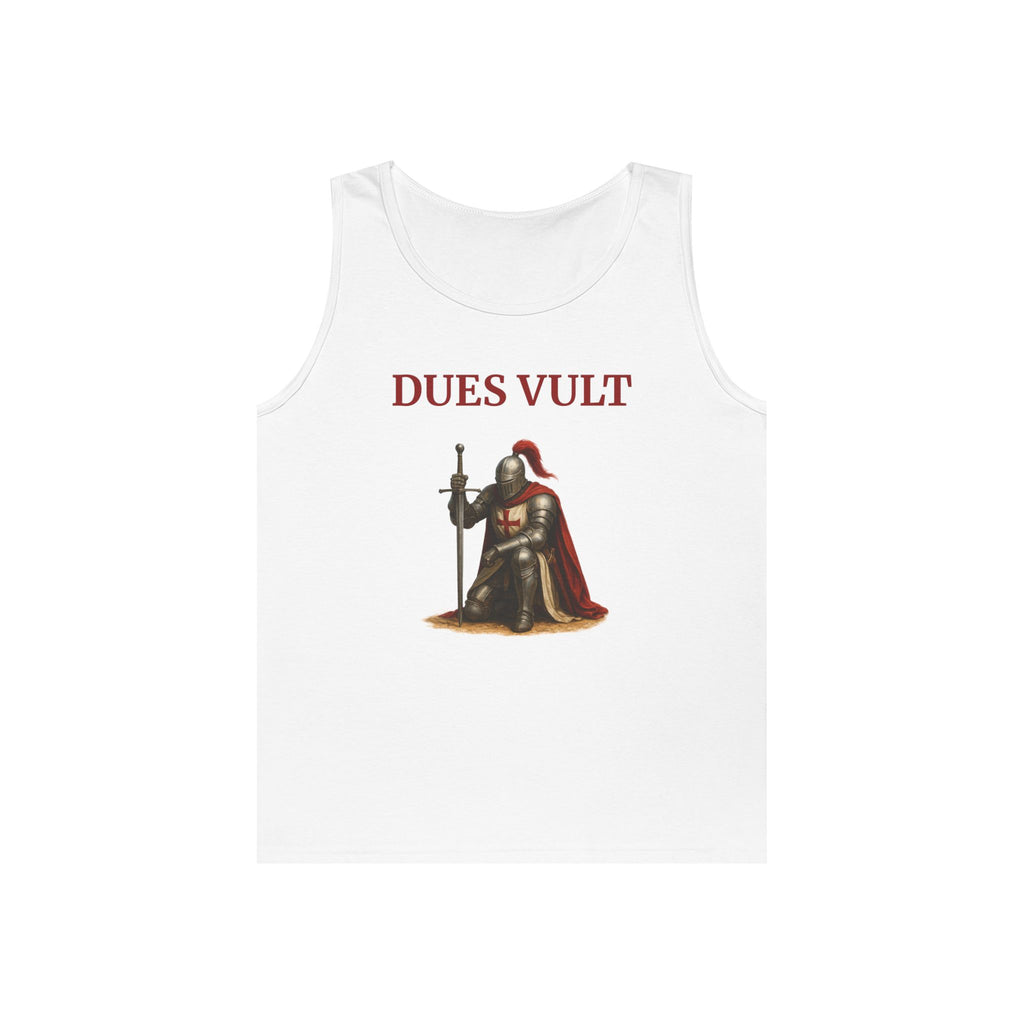 Knight-Inspired Dues Vult Crusader Tank Top