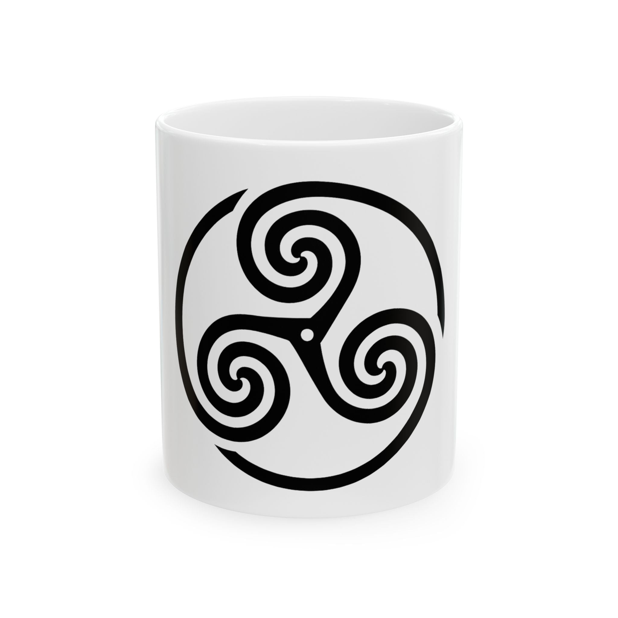 Celtic Triskele Trinity Symbol Ceramic Mug