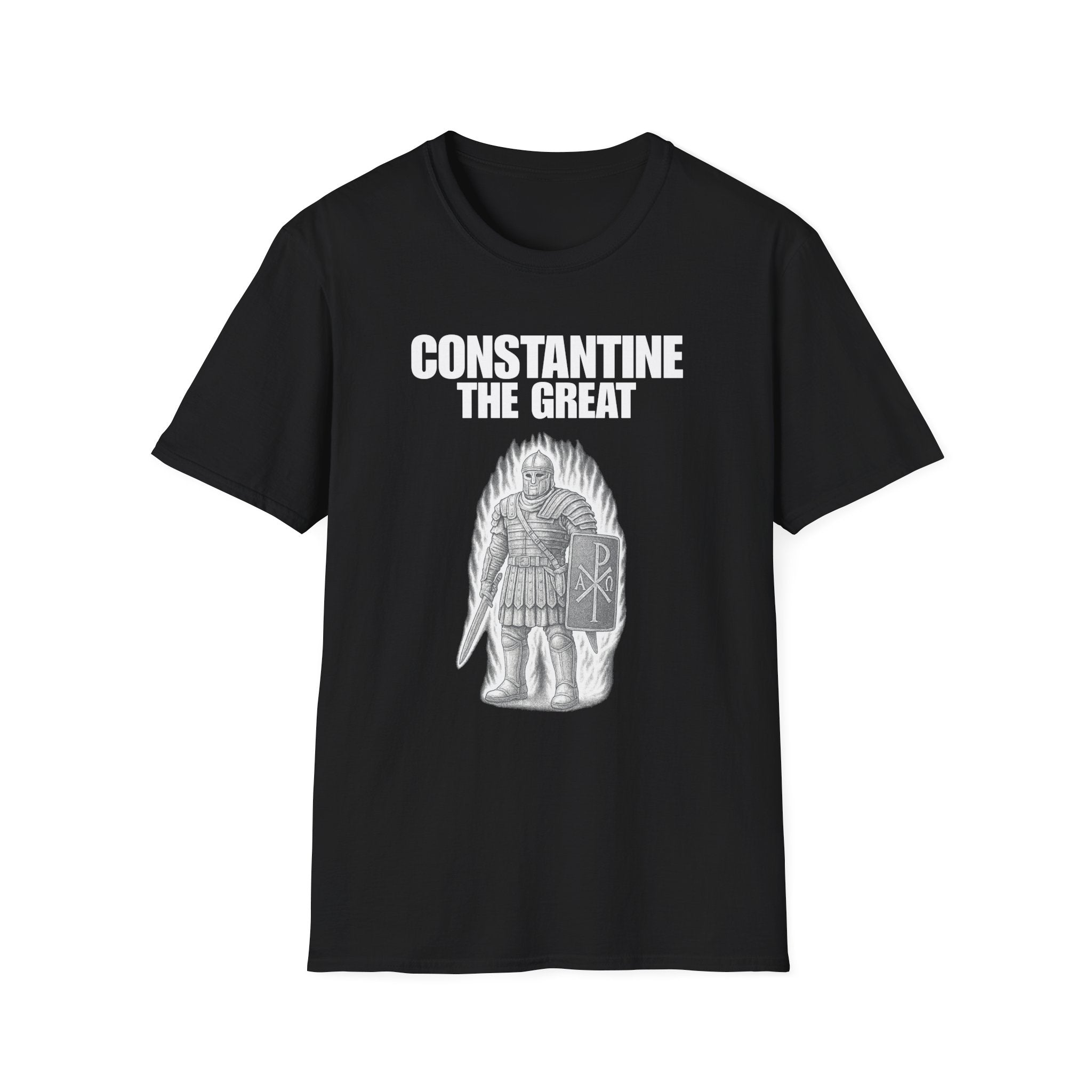 Constantine the Great White Design Unisex Softstyle T-Shirt