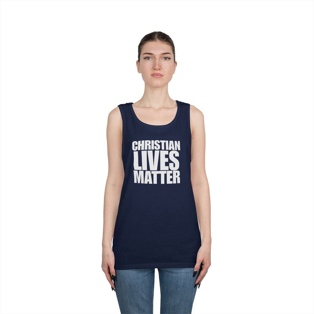 Christian Lives Matter Heavy Cotton Tank Top