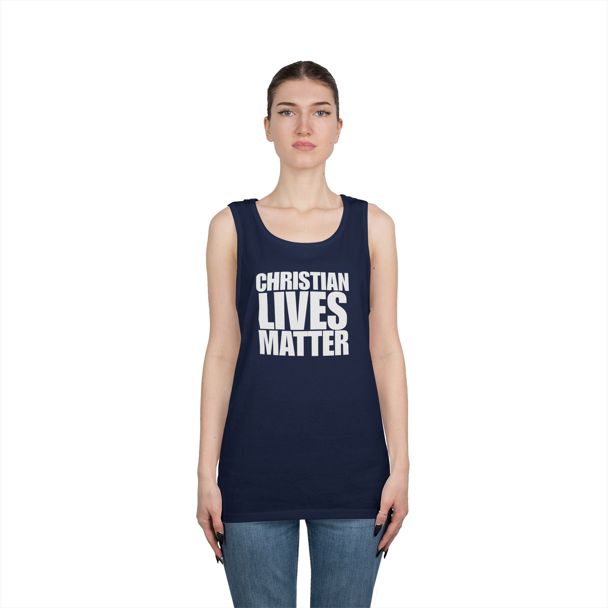 Christian Lives Matter Heavy Cotton Tank Top