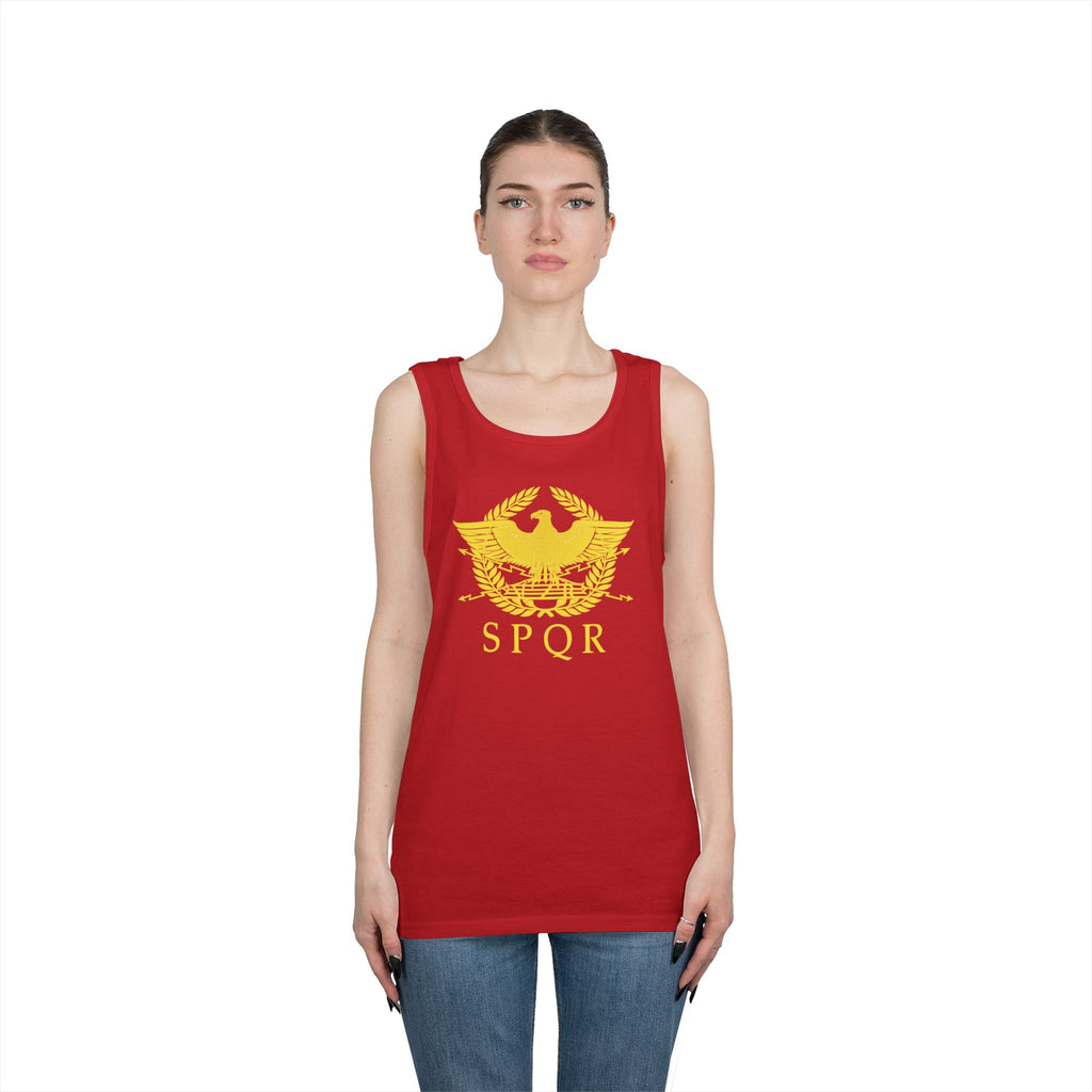 Roman Eagle SPQR Unisex Heavy Cotton Tank Top