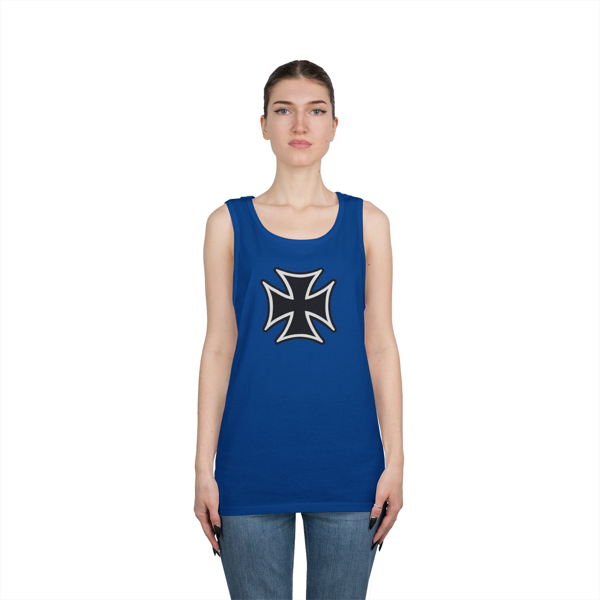 Teutonic Cross Heavy Cotton Tank Top
