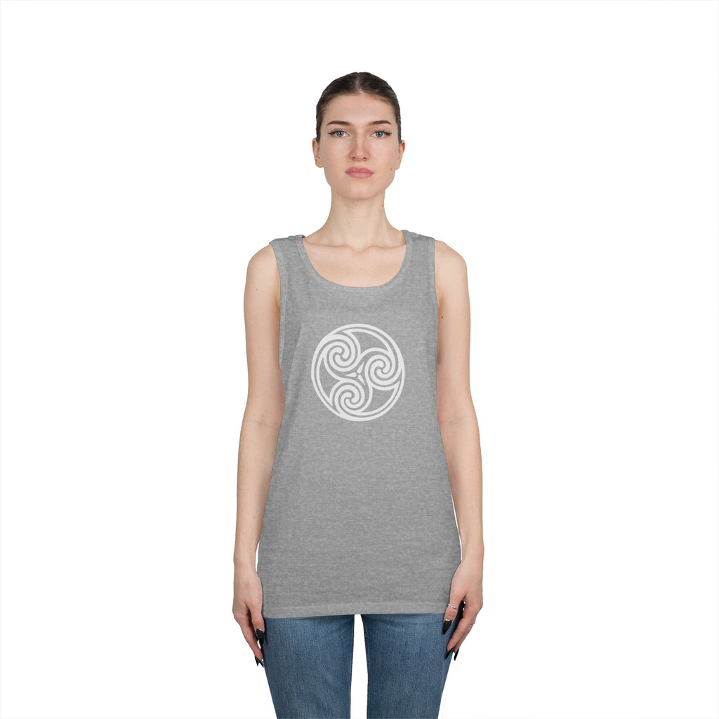 Triskele Symbol Unisex Heavy Cotton Tank Top