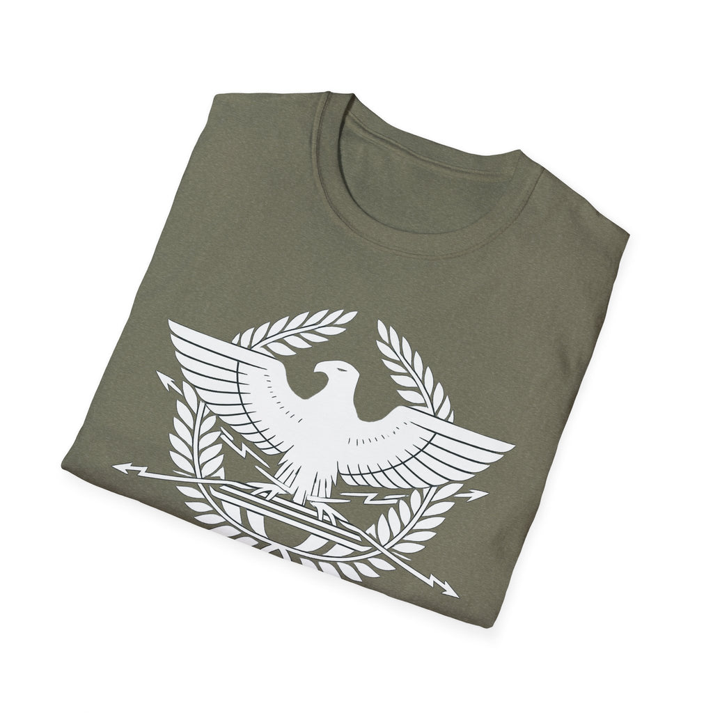 SPQR Roman Eagle White Design Softstyle T-Shirt