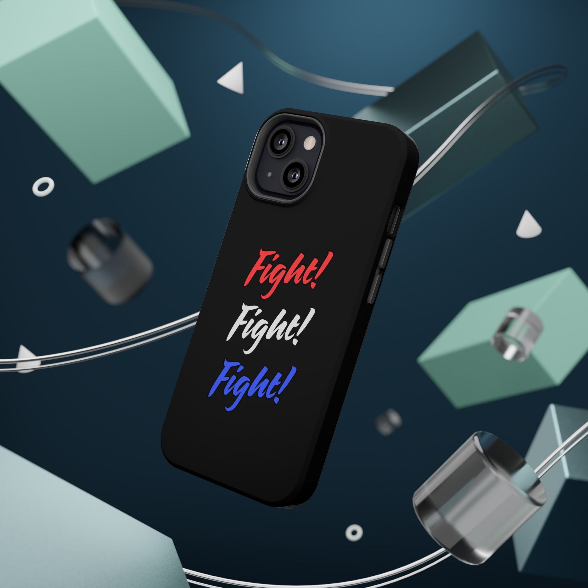 Magnetic Phone Cases, Motivational Phone Cover, Fight! Fight! Fight! Case, Personalized Phone Accessory, Unique Gift for Fighters