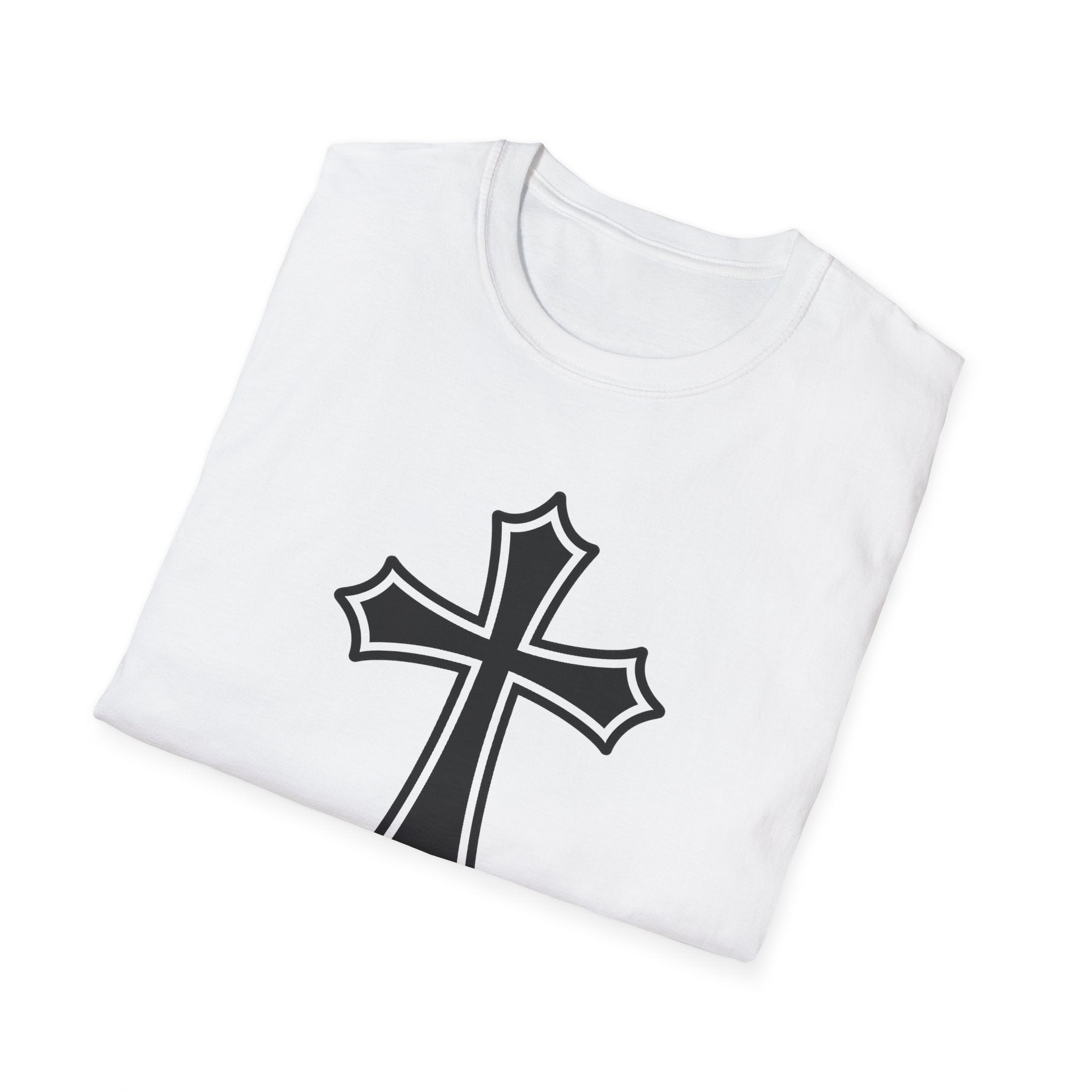 Medieval Style Cross Softstyle T-Shirt