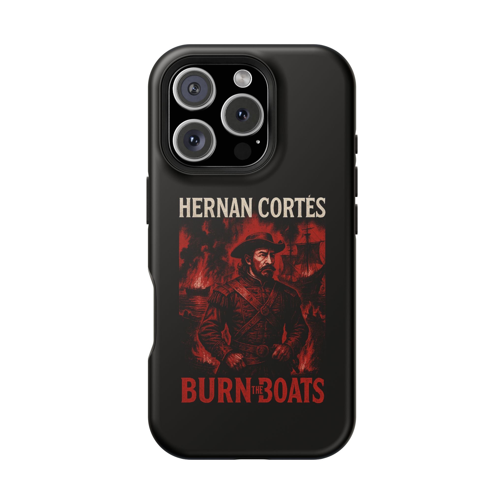 Hernan Cortes Impact-Resistant Magnetic Phone Case