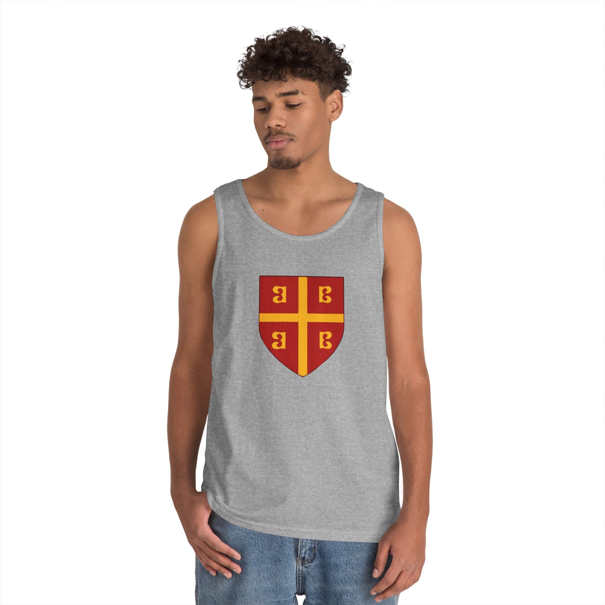 Byzantine Shield Crest Unisex Heavy Cotton Tank Top