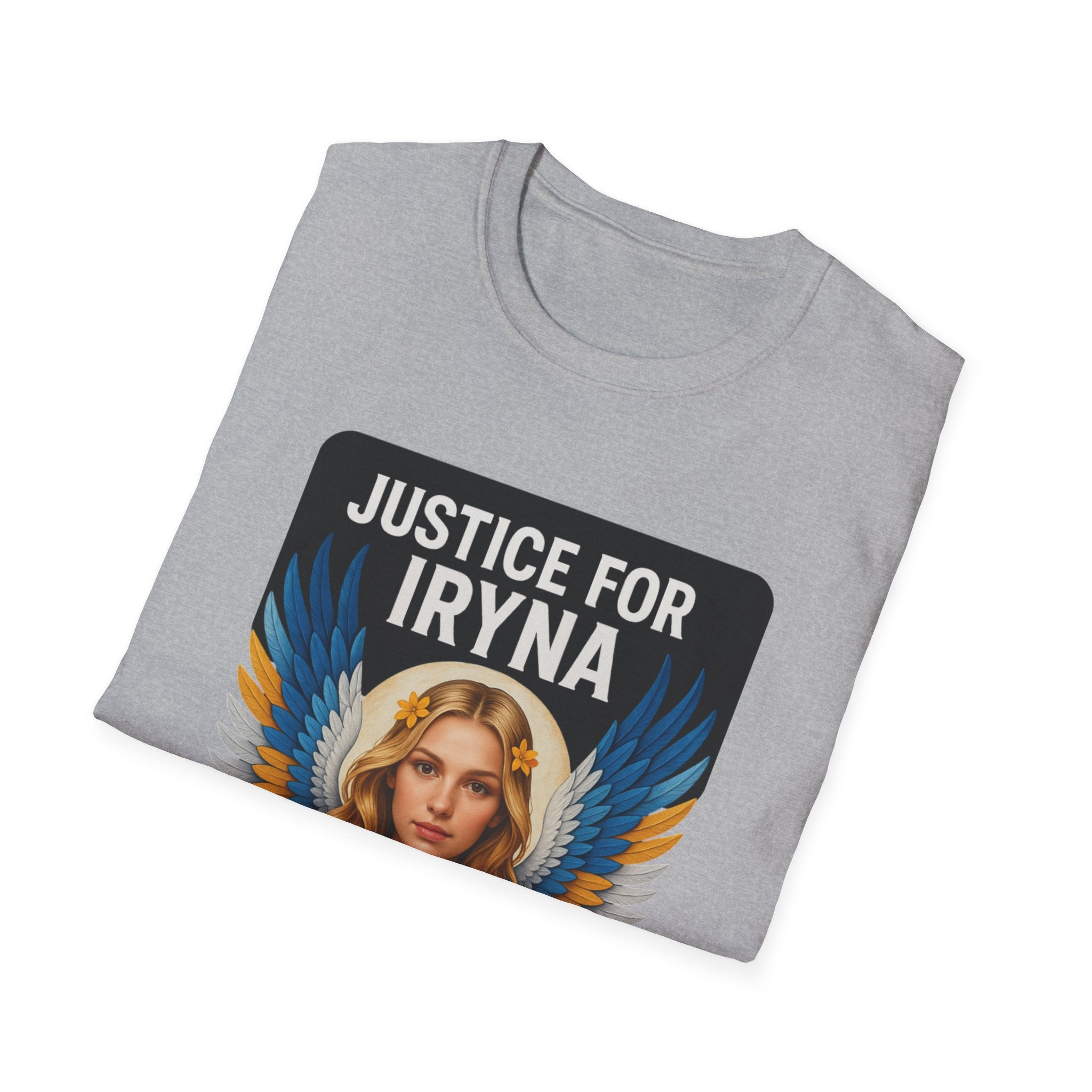 Justice For Iryna T-Shirt | Unisex Softstyle Tee, Activism Apparel, Statement Shirt