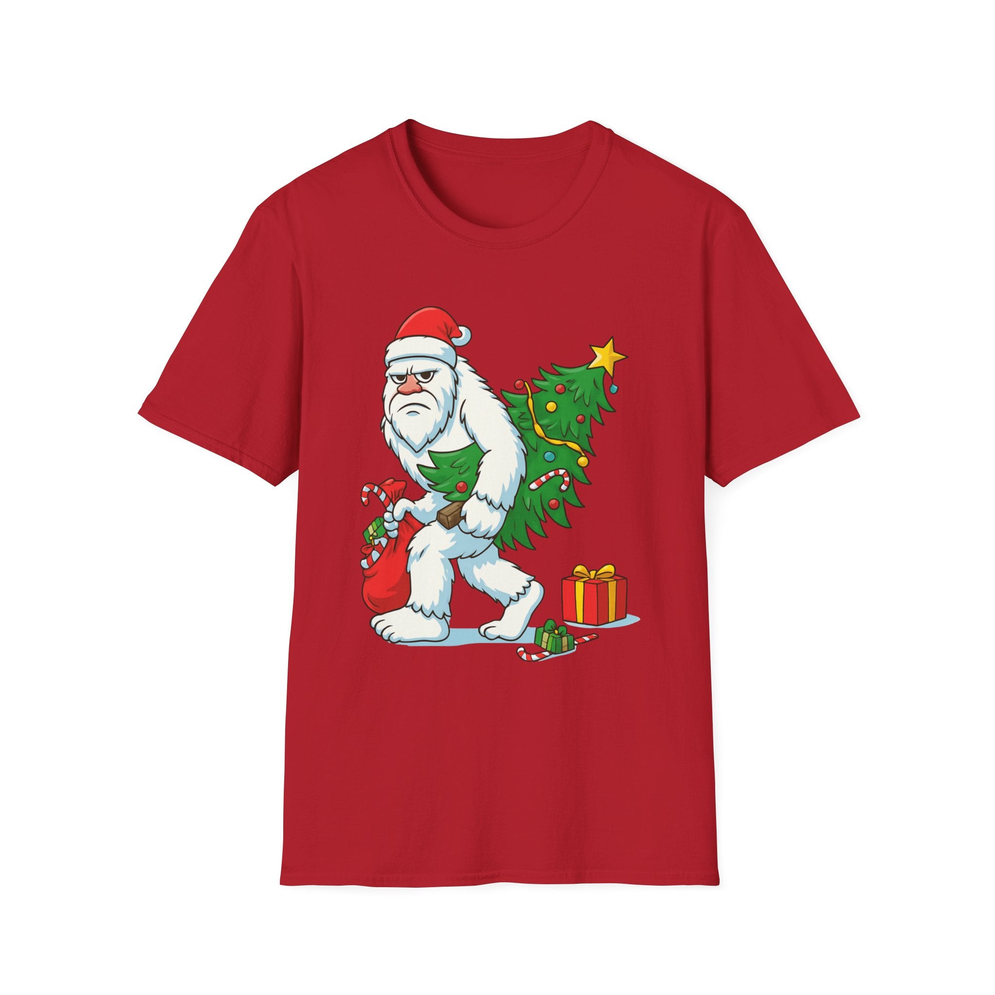 Yeti Stole Christmas T-Shirt | Funny Holiday Tee | Festive Unisex Cotton Shirt