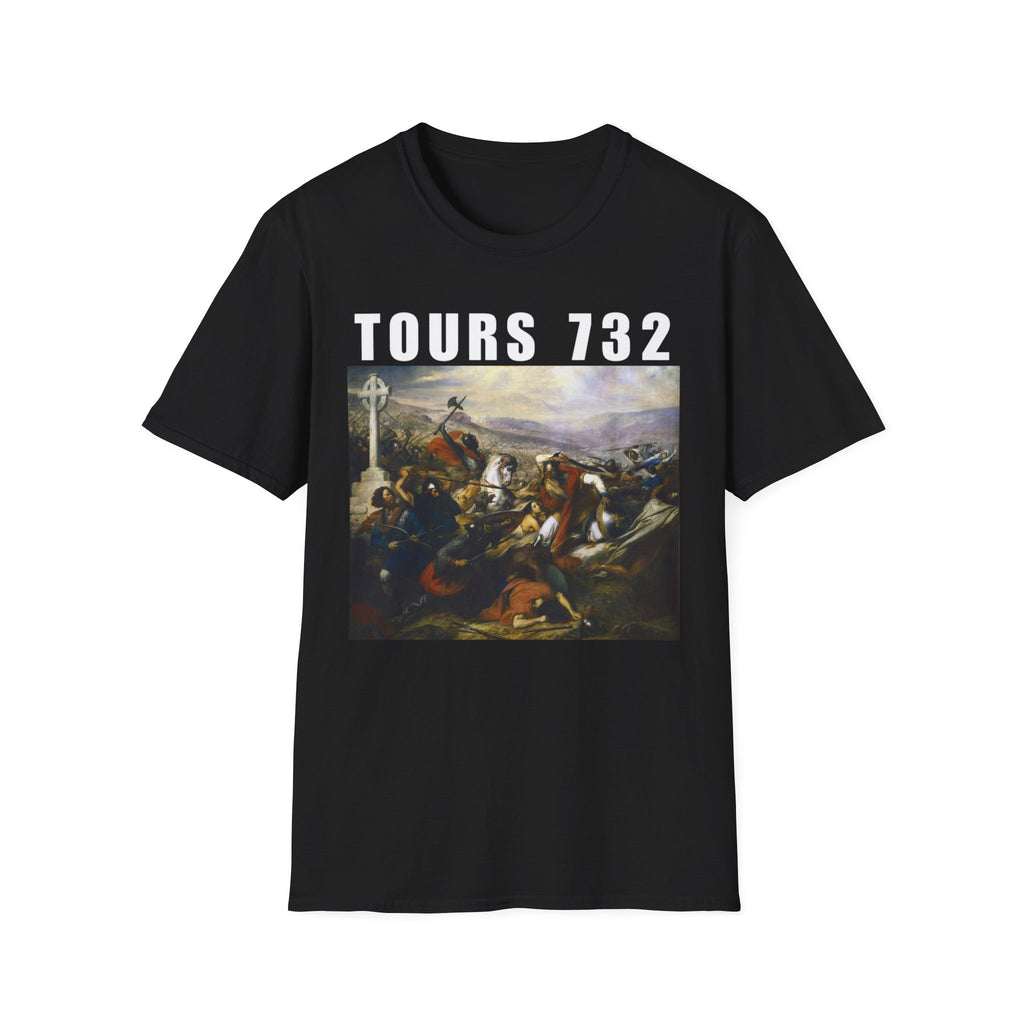 Battle of Tours 732 T-Shirt, Battle of Tours Charles De Steuben Painting Shirt, Crusader Art Shirt