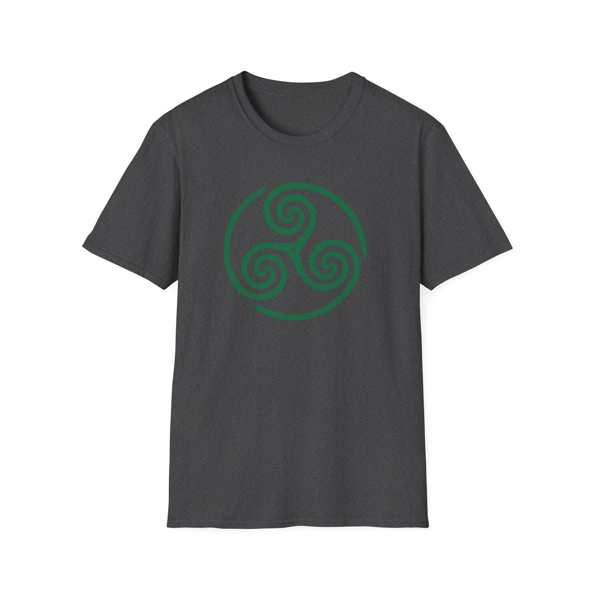 Celtic Spiral Triskele Symbol Alt Design White T-Shirt