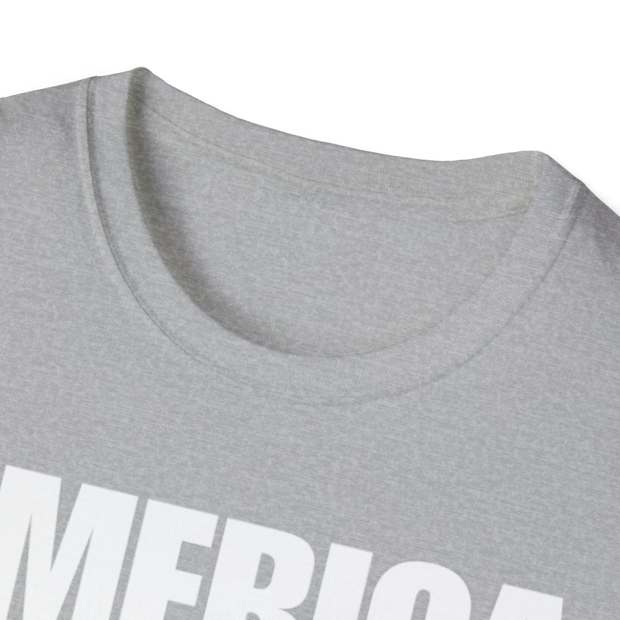 America First (Text Only) Unisex Softstyle T-Shirt