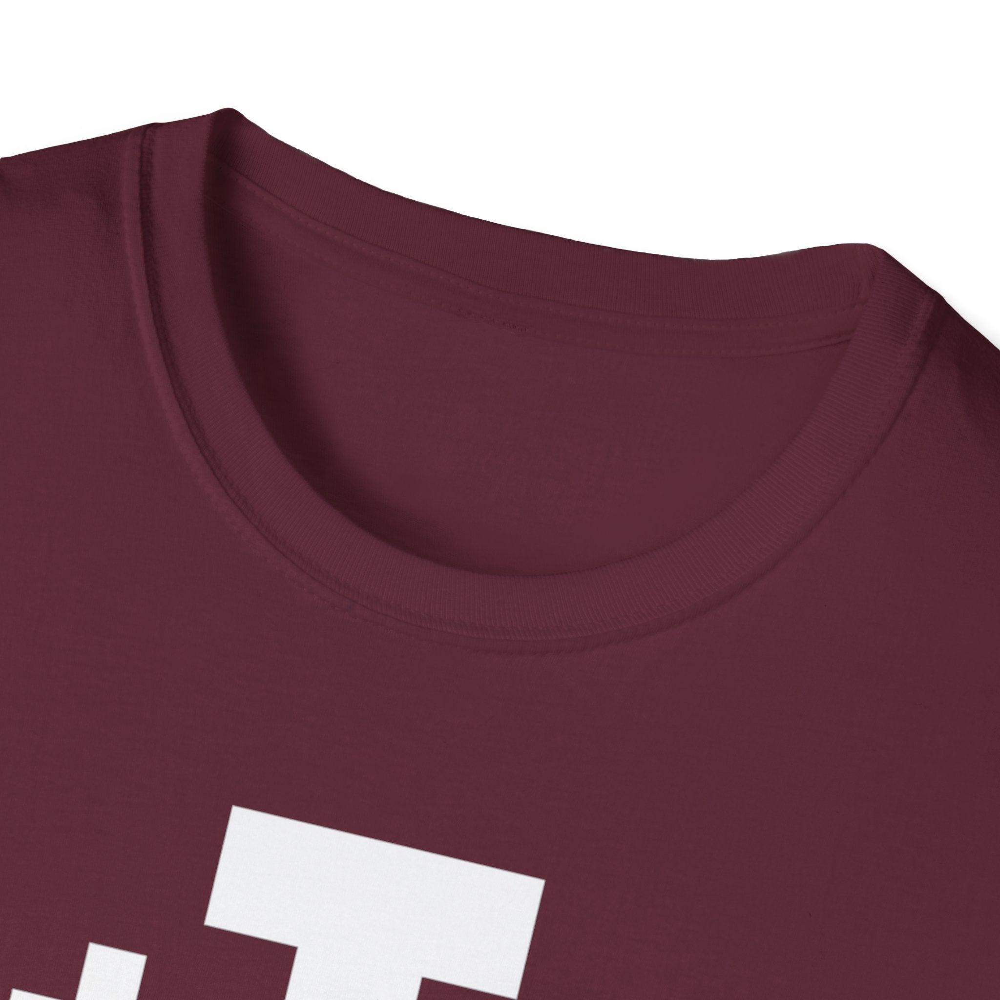 Cross of Jerusalem White Design Softstyle T-Shirt