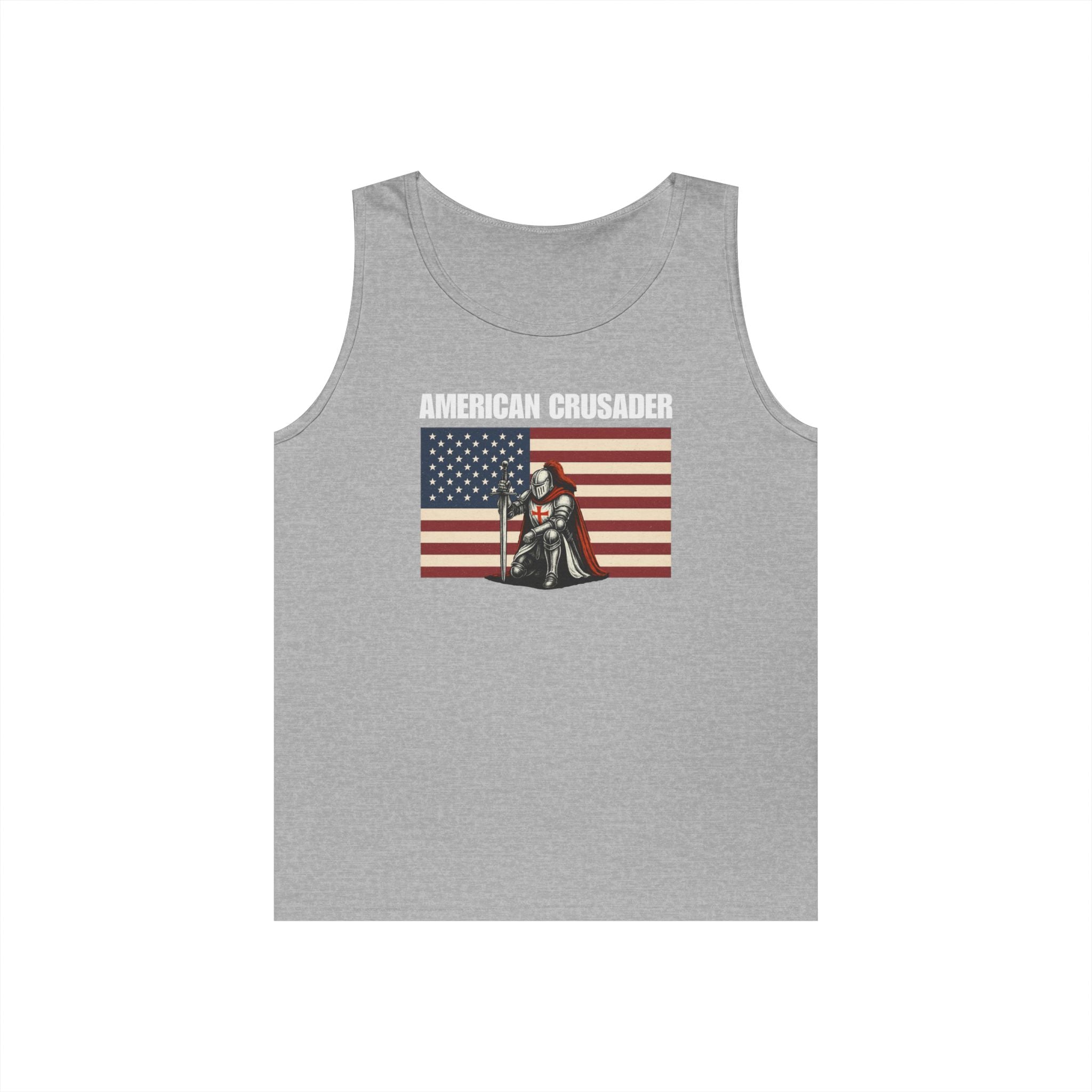 American Crusader Alt Color Design Heavy Cotton Tank Top
