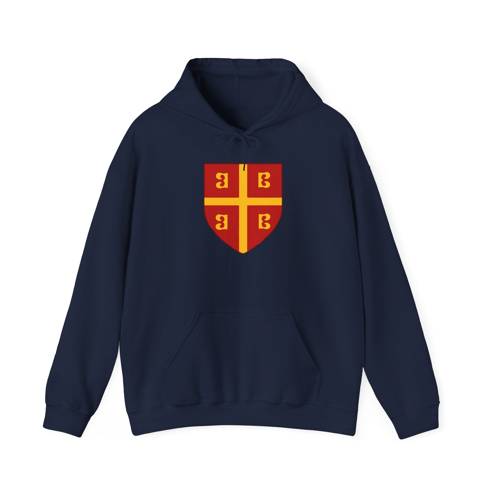 Byzantine Crest Shield Pull Over Hoodie Sweatshirt