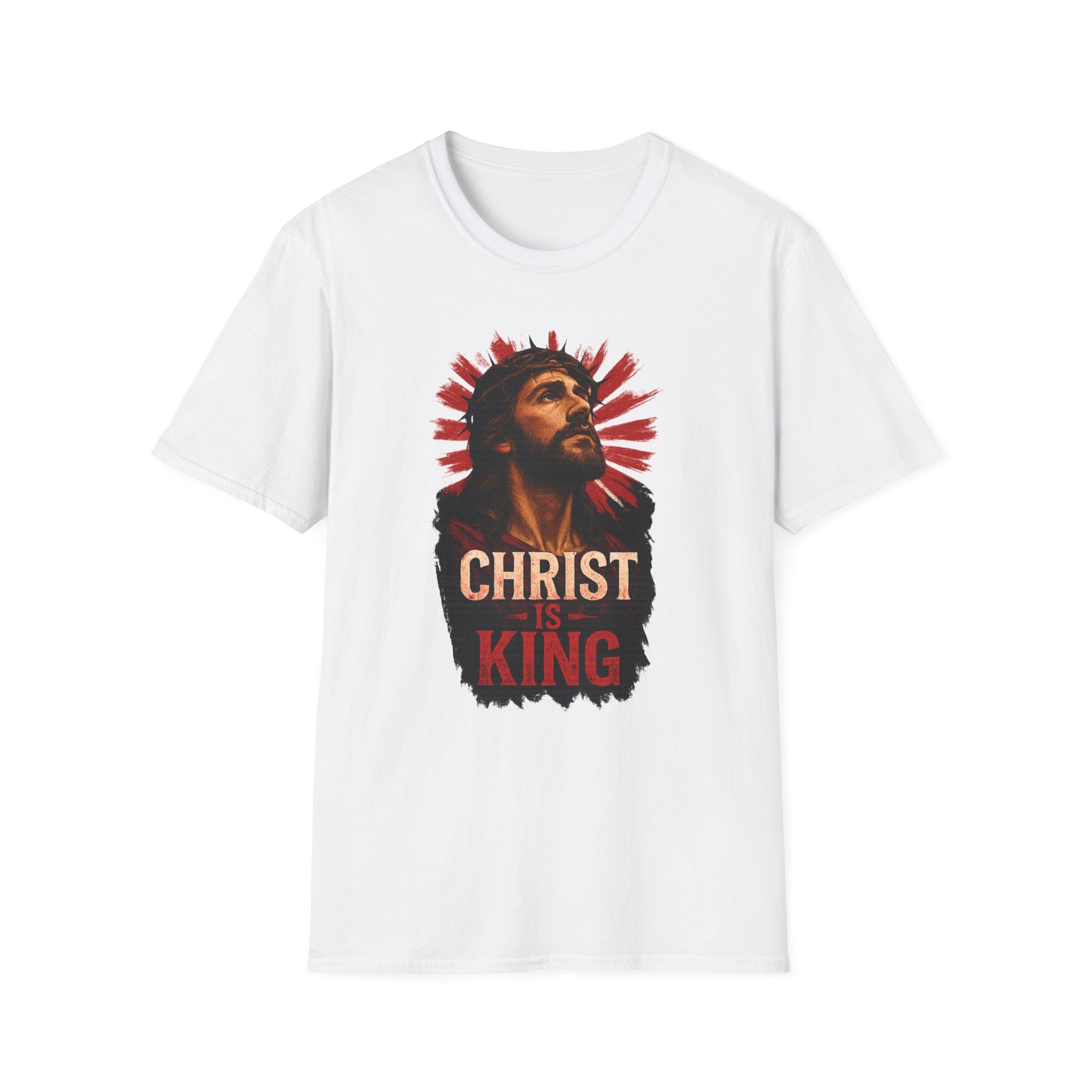 Christ is King Unisex Softstyle T-Shirt Alt Design