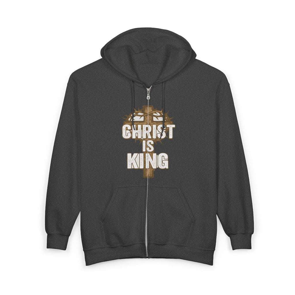 Christ is King Zip-Up Hoodie, Christ is King Sweatshirt