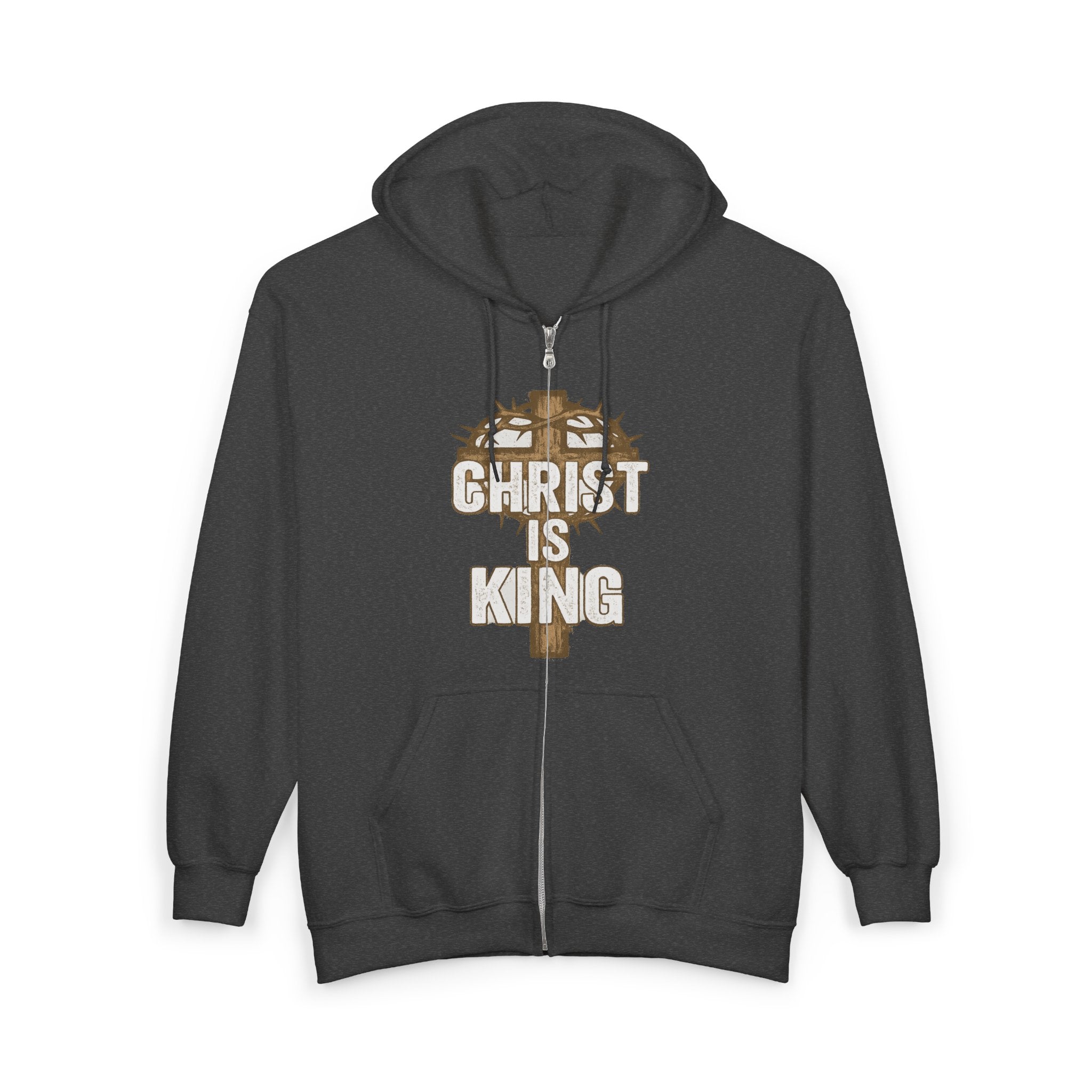 Christ is King Zip-Up Hoodie, Christ is King Sweatshirt