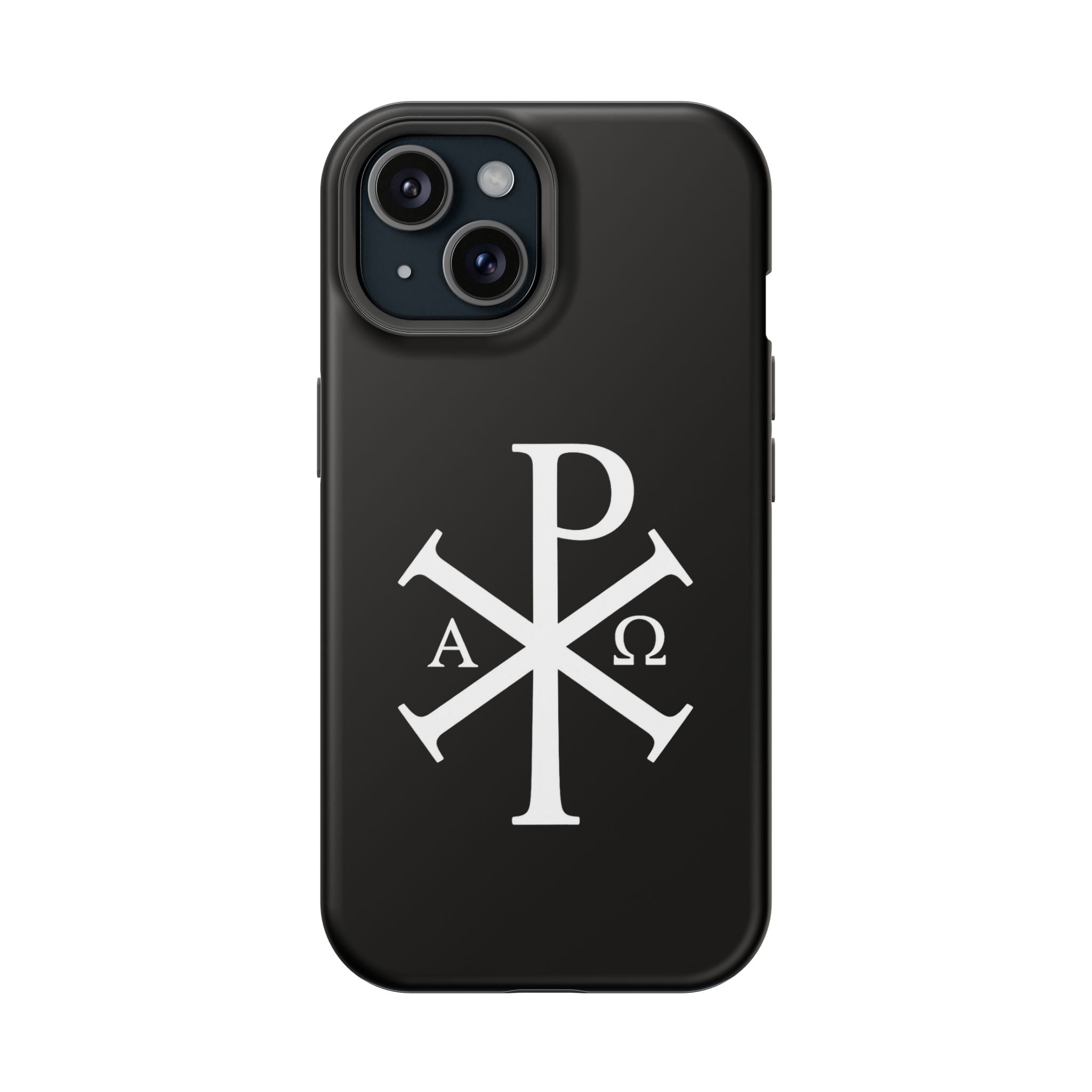 Pi Chi Rho White Design Magnetic Impact-Resistant Cases