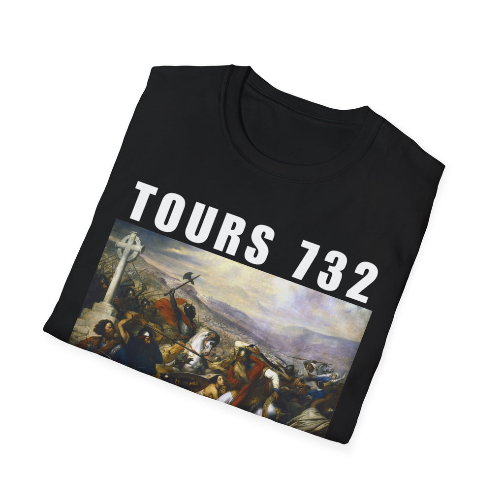 Battle of Tours 732 T-Shirt, Battle of Tours Charles De Steuben Painting Shirt, Crusader Art Shirt