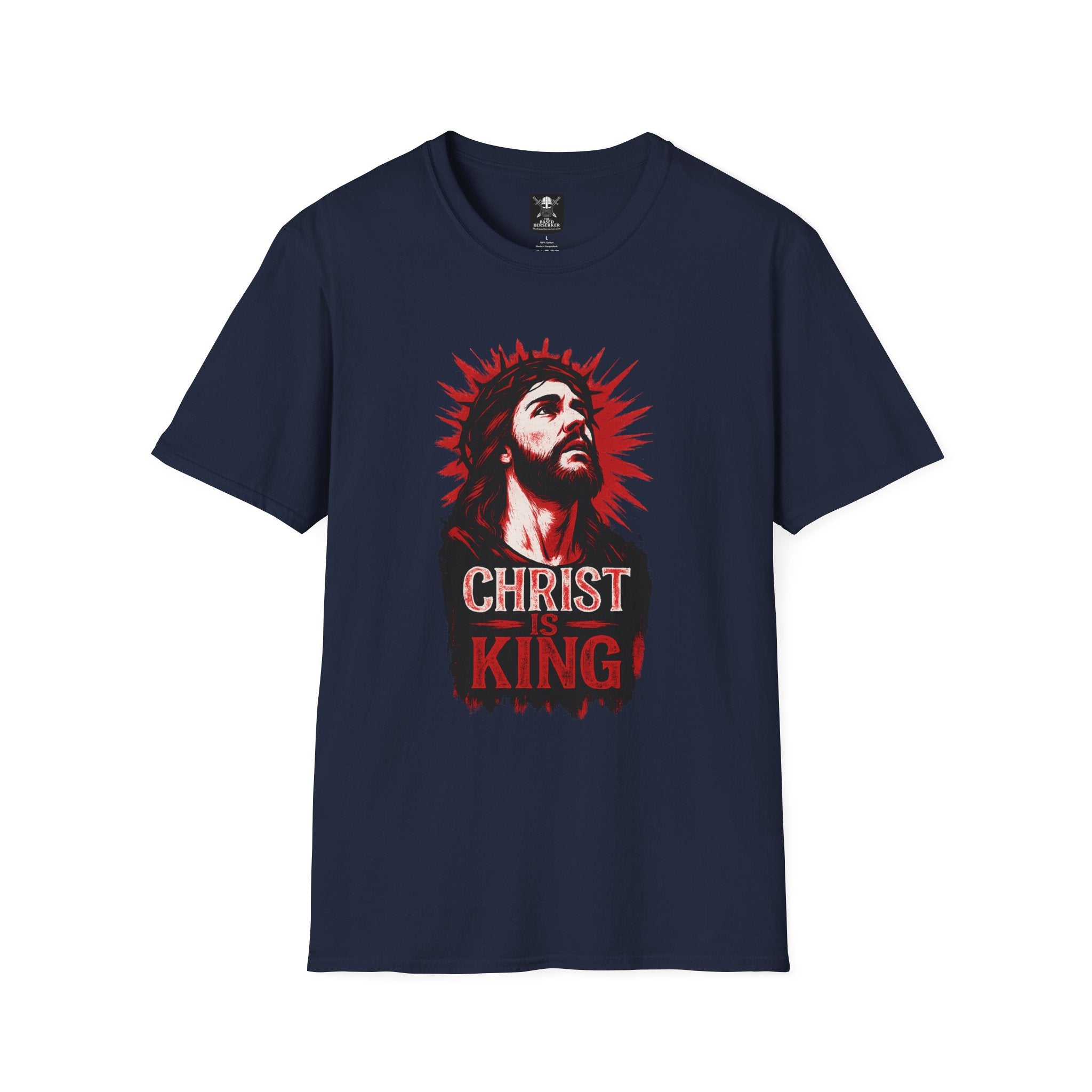 Christ is King Unisex Softstyle T-Shirt, Christian Tee