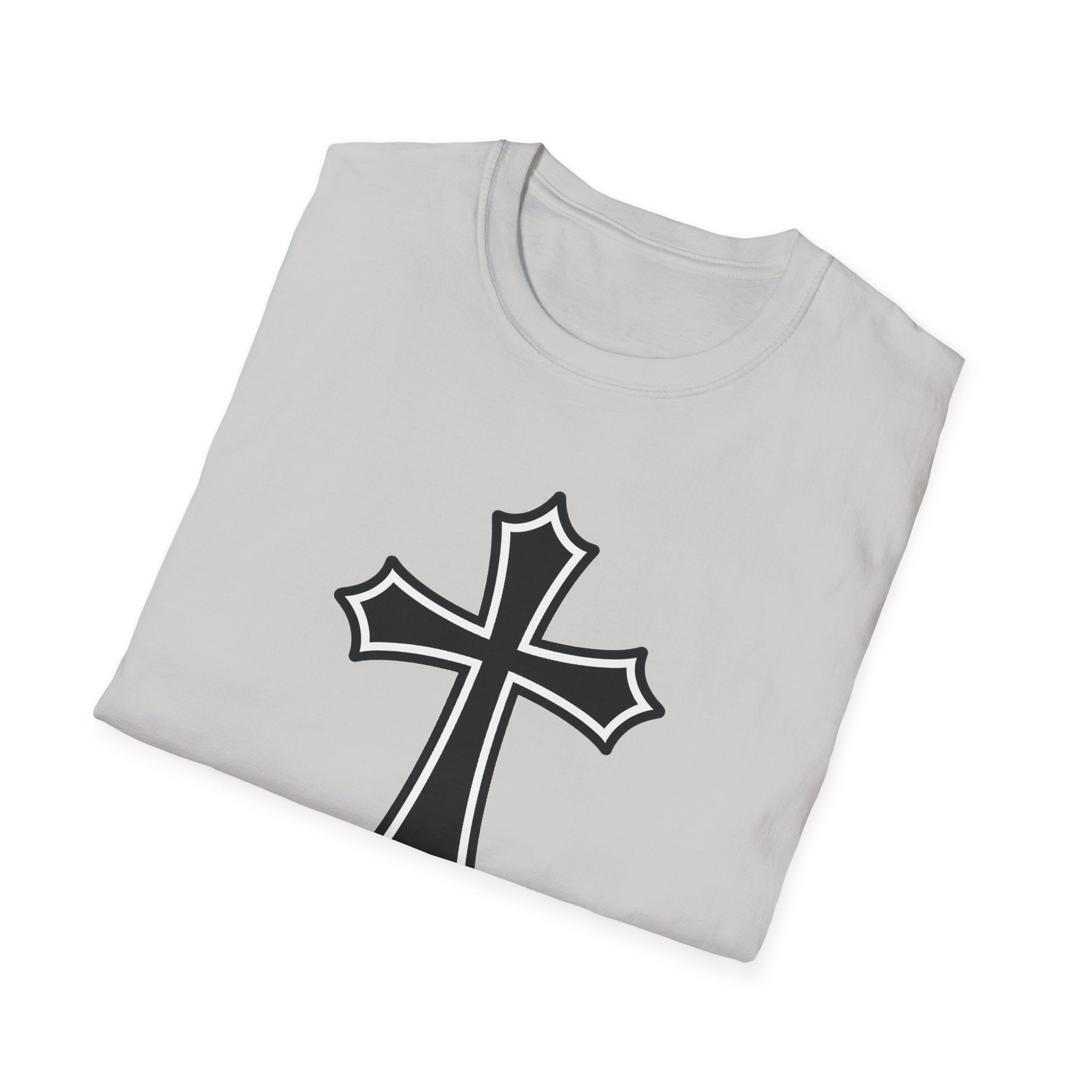 Medieval Style Cross Softstyle T-Shirt