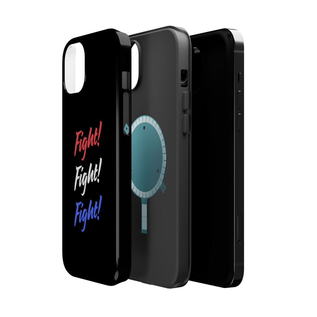 Magnetic Phone Cases, Motivational Phone Cover, Fight! Fight! Fight! Case, Personalized Phone Accessory, Unique Gift for Fighters