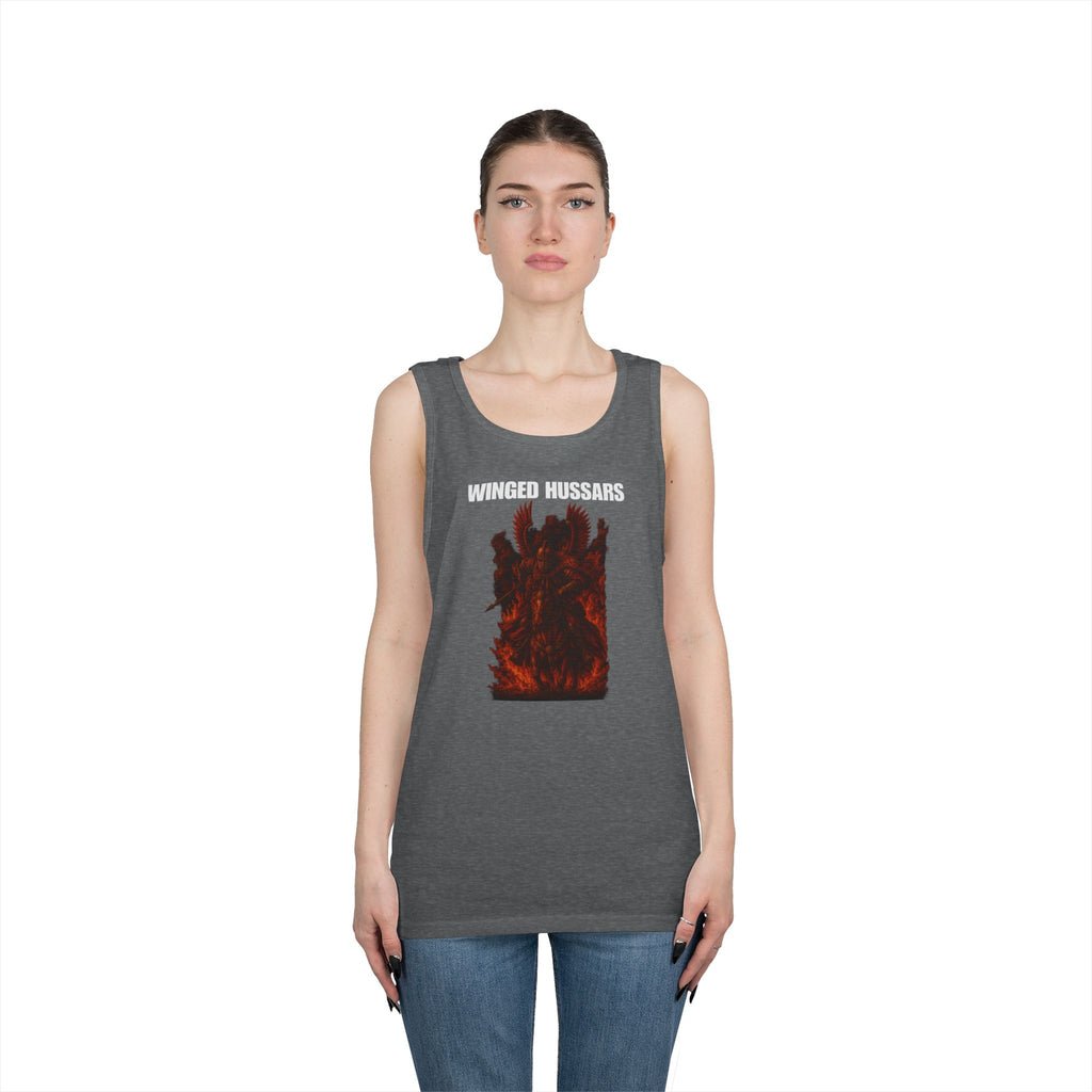 Winged Hussars Fiery Heavy Cotton Tank Top