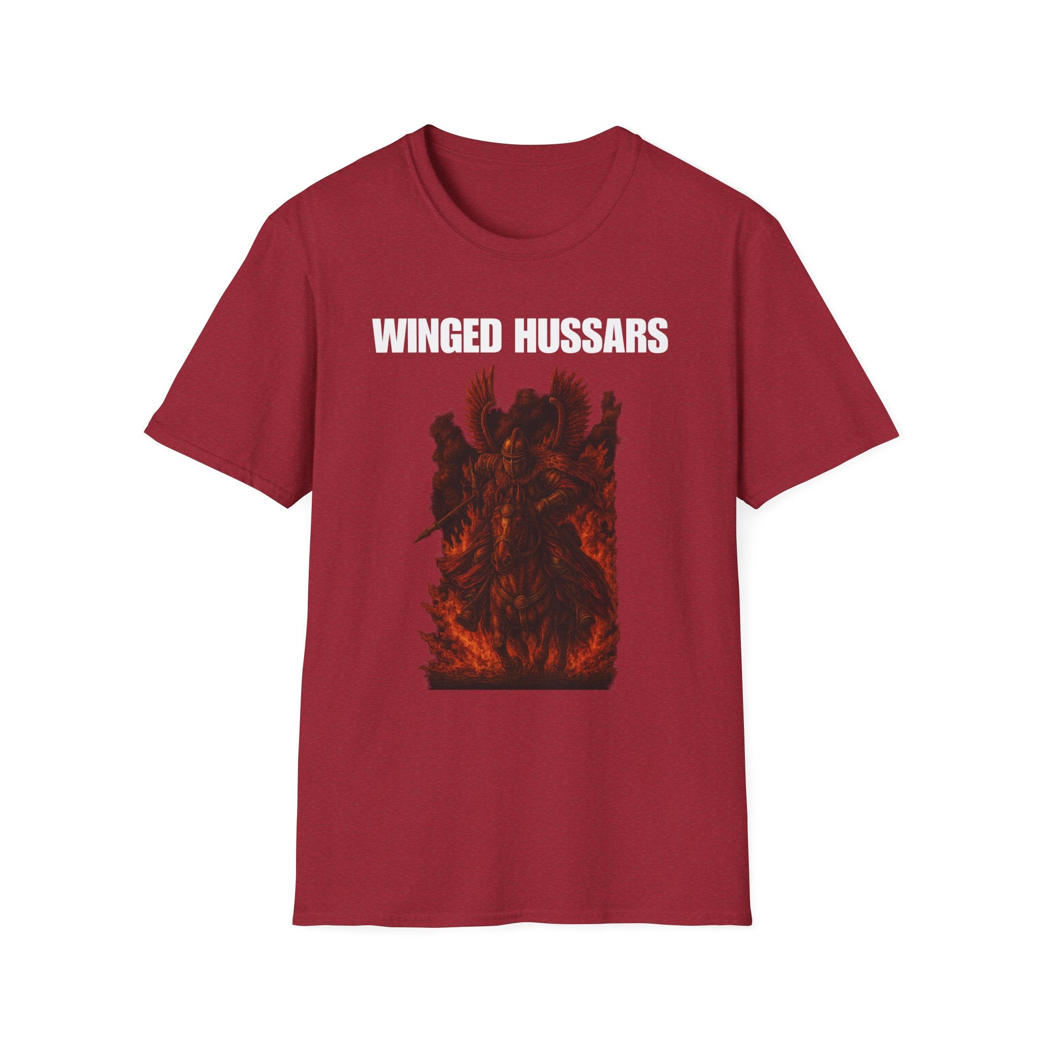Winged Hussars Fiery Softstyle Cotton Shirt T-Shirt