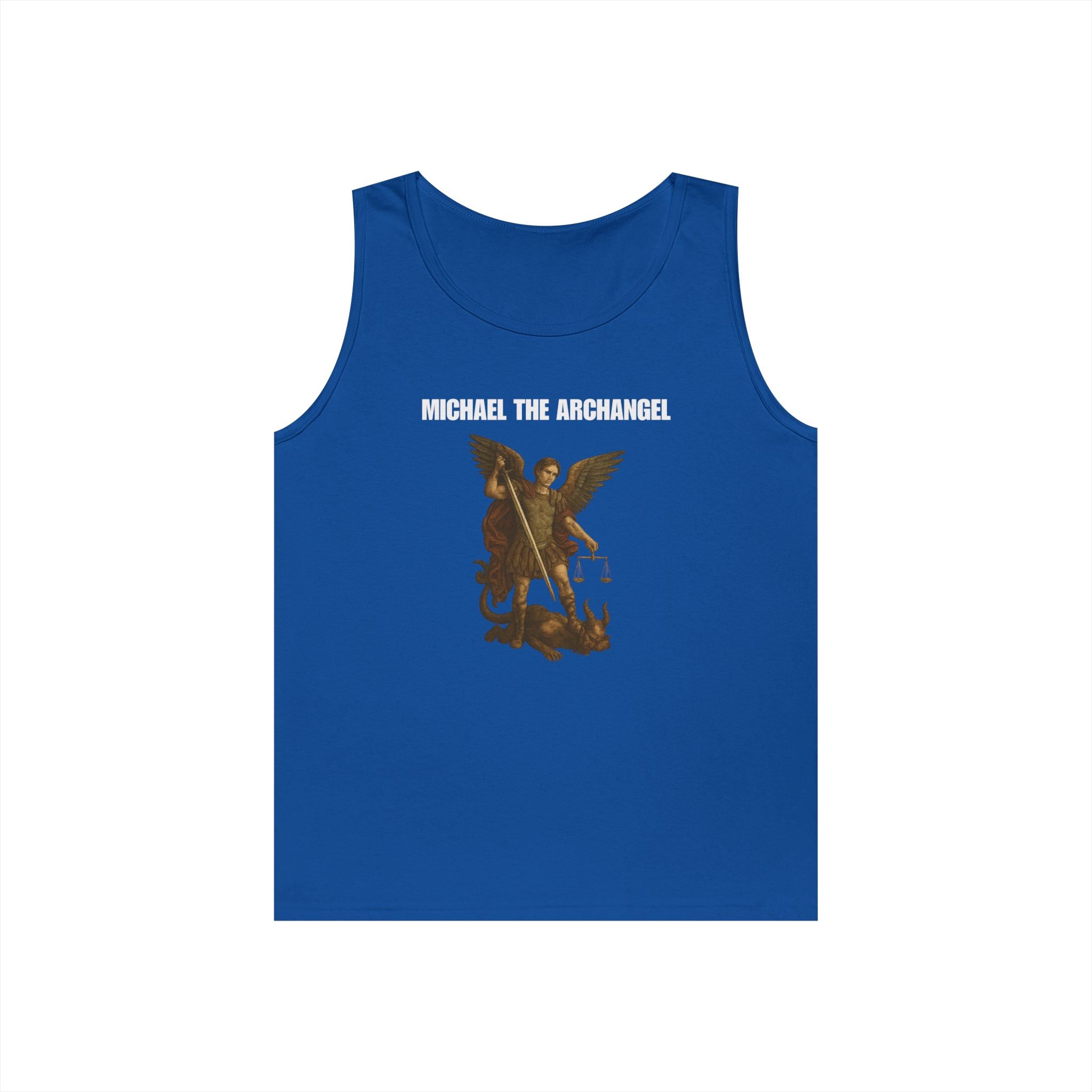 Michael The Arch Angel Heavy Cotton Tank Top