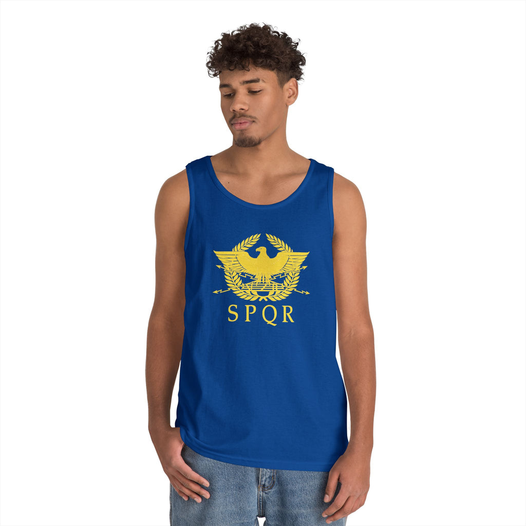 Roman Eagle SPQR Unisex Heavy Cotton Tank Top