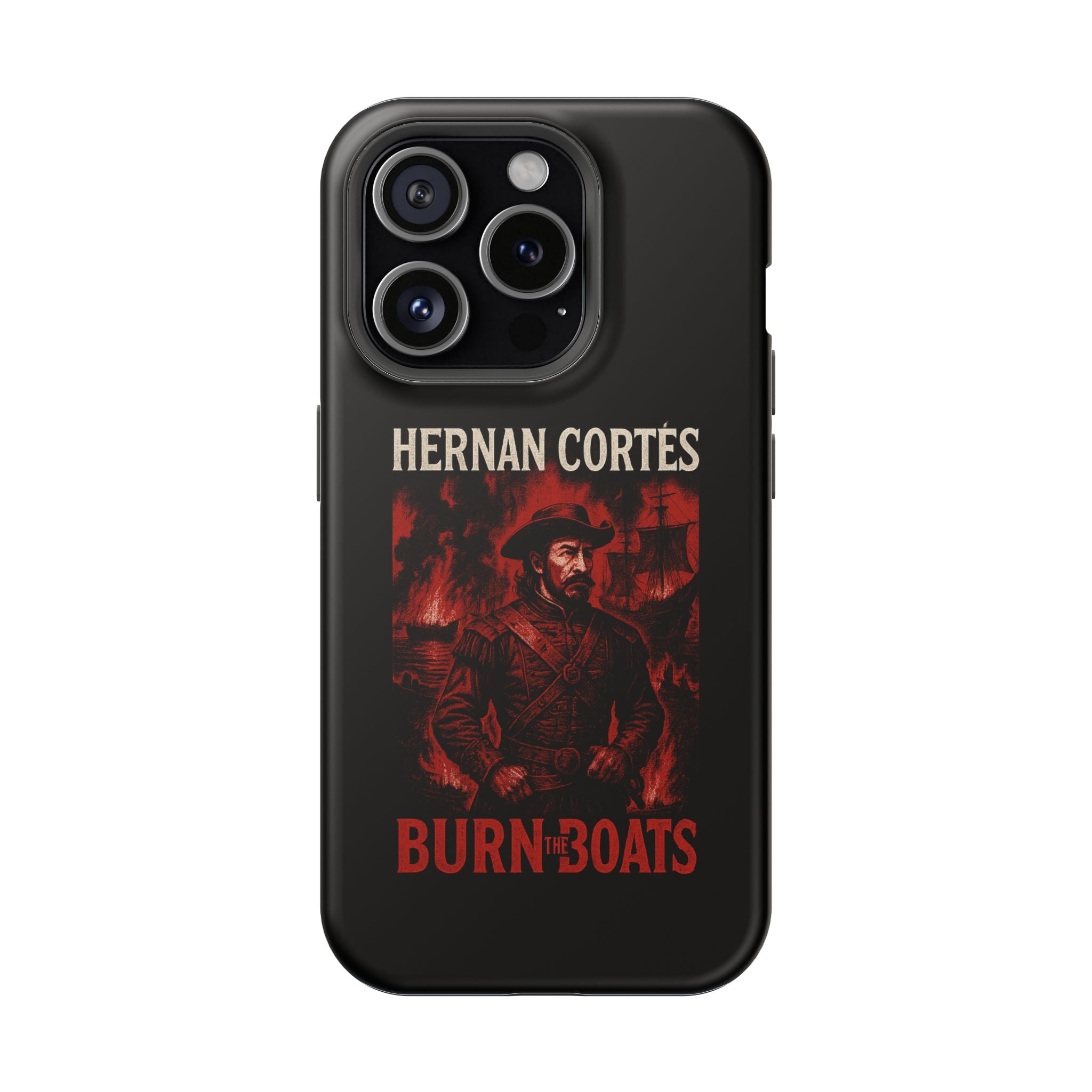 Hernan Cortes Impact-Resistant Magnetic Phone Case