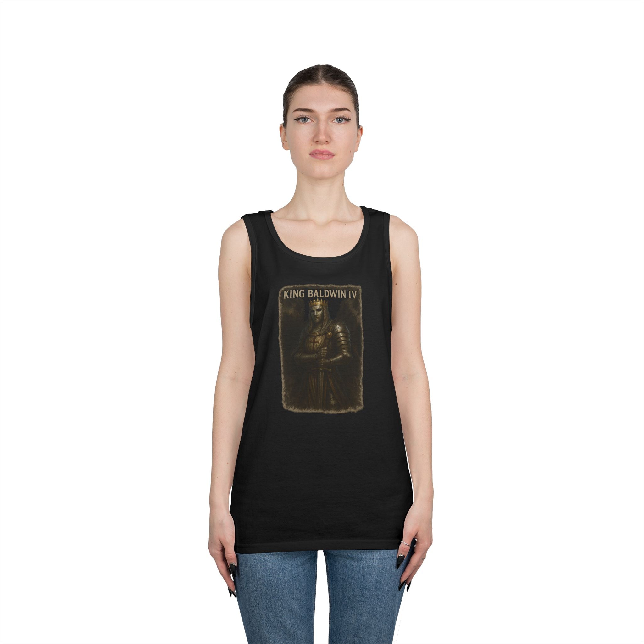 King Baldwin IV Unisex Heavy Cotton Tank Top