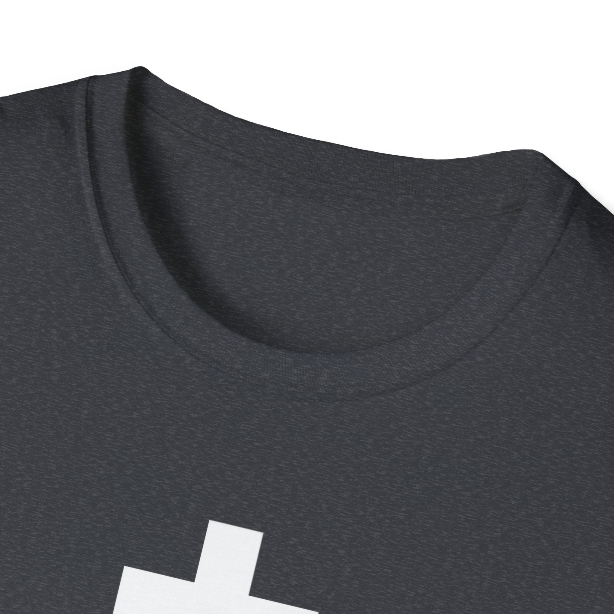 Crucifix White Design Unisex Cotton Softstyle T-Shirt