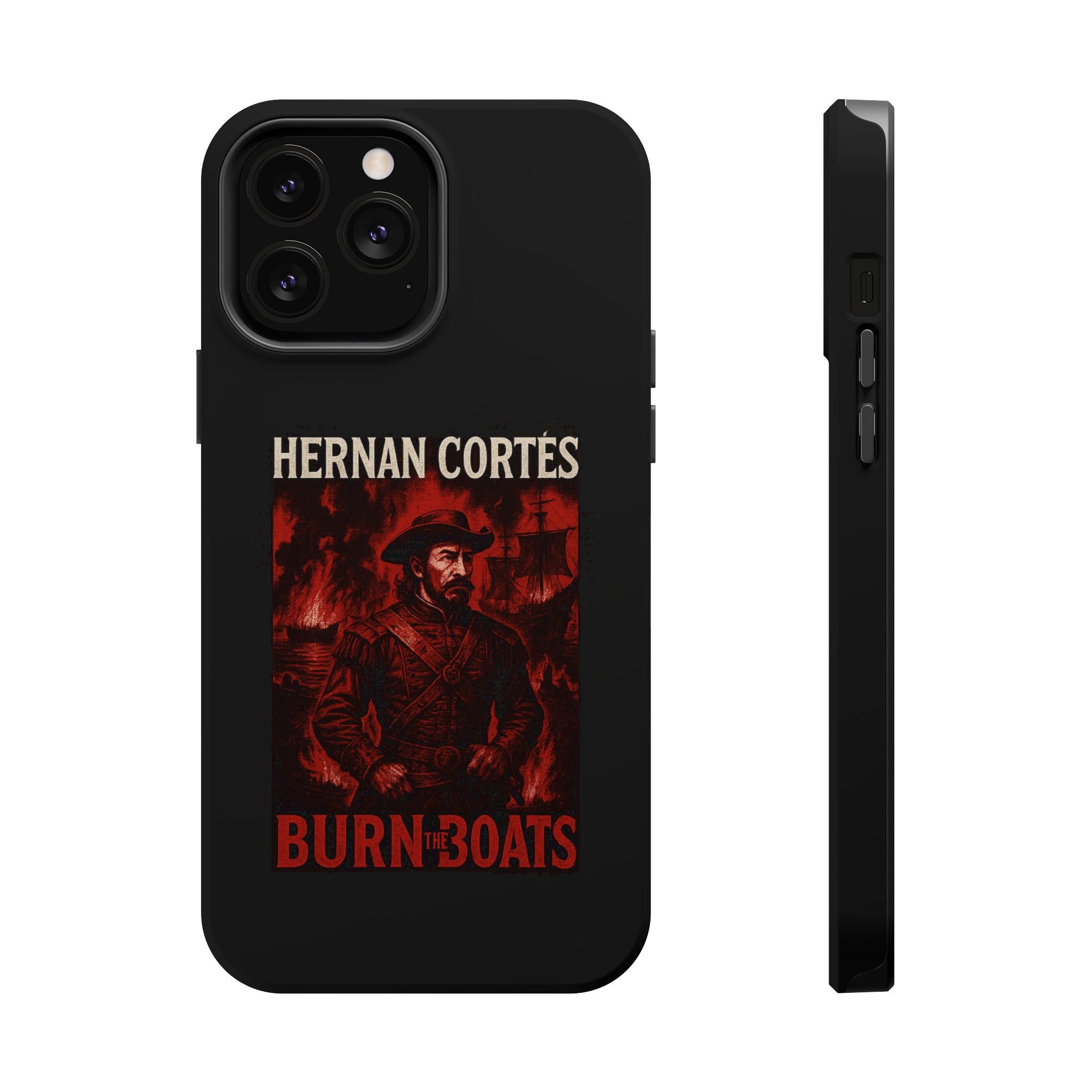 Hernan Cortes Impact-Resistant Magnetic Phone Case