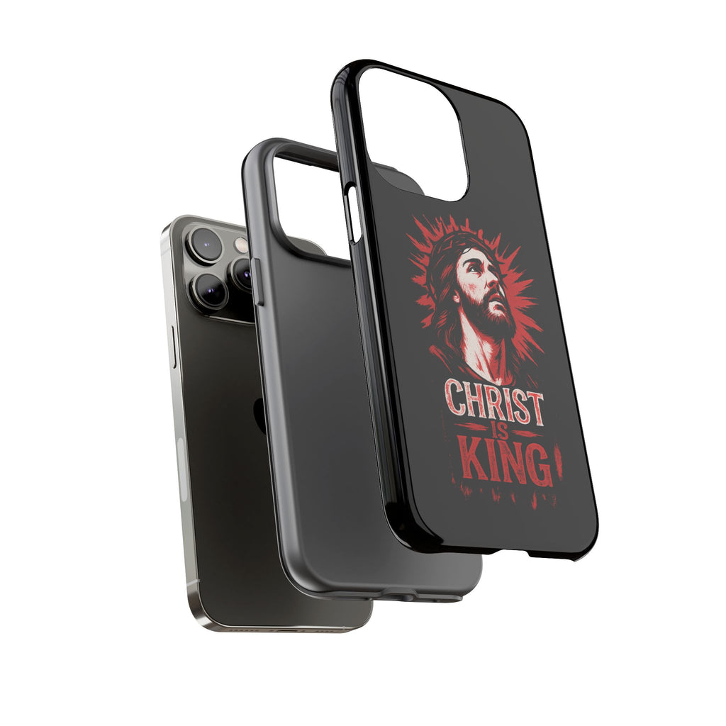Christ is King Phone Case, Tough Phone Cover for Christian Faith