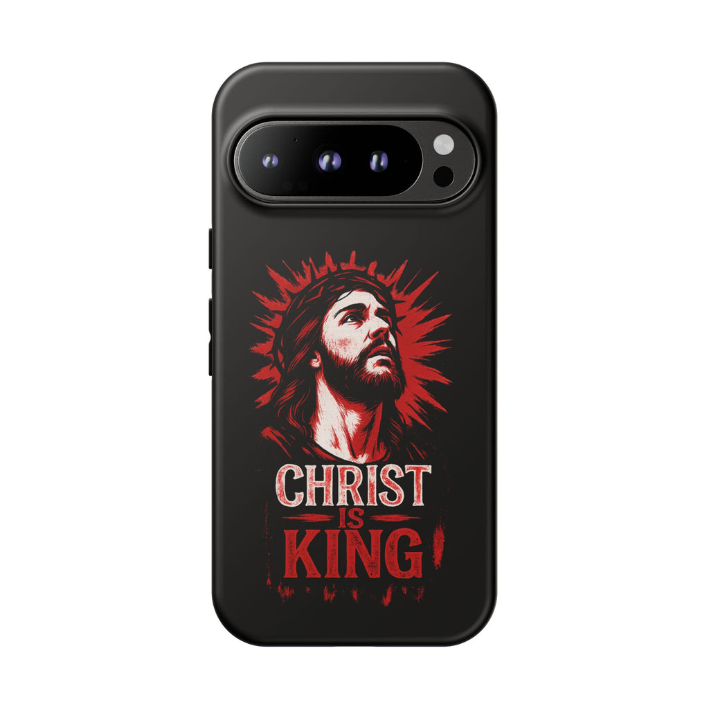 Christ is King Phone Case, Tough Phone Cover for Christian Faith