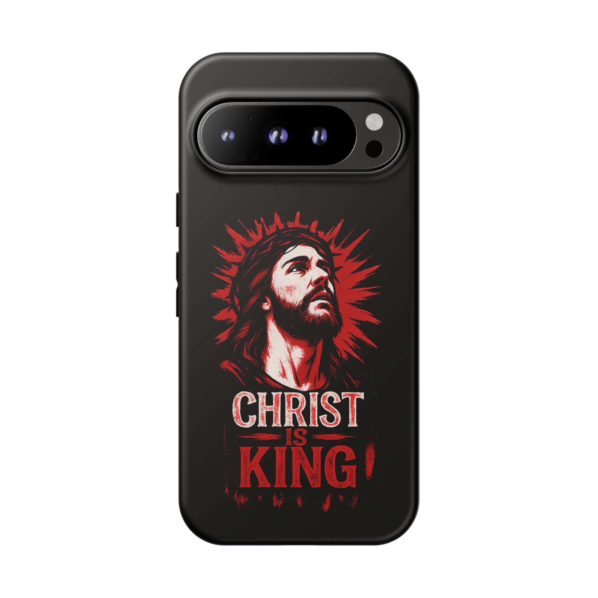 Christ is King Phone Case, Tough Phone Cover for Christian Faith
