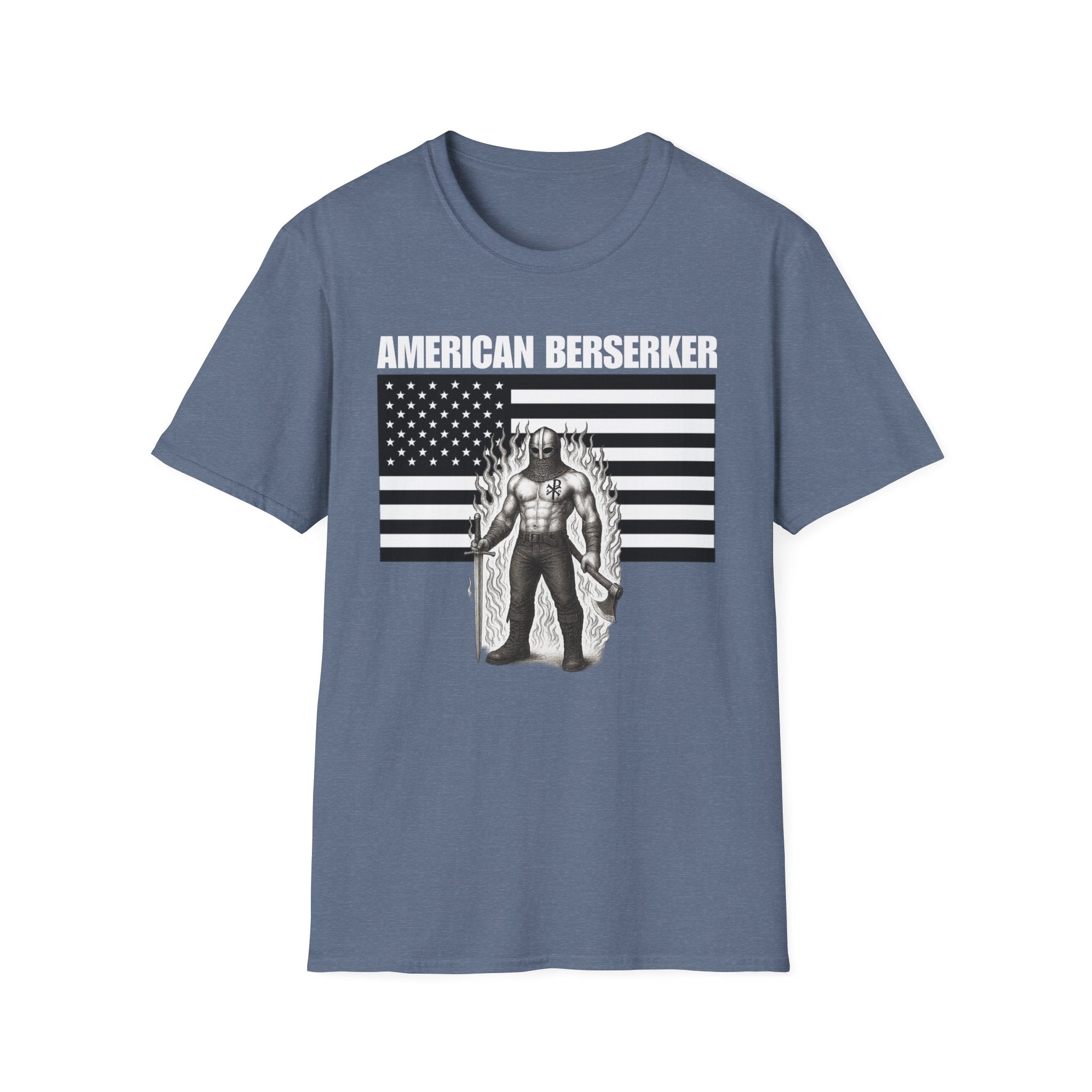 American Berserker Alt Design 3 Patriotic Graphic T-Shirt