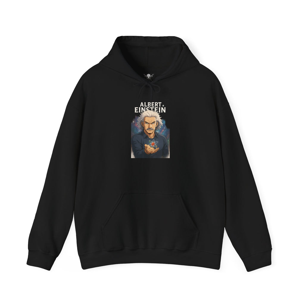 Albert Einstein Inspired Unisex Pull Over Hoodie, Albert Einstein Sweatshirt
