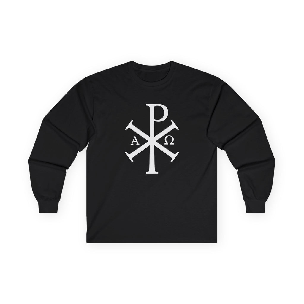 Stylish Long Sleeve T-Shirt with Pi Chi Rho Design
