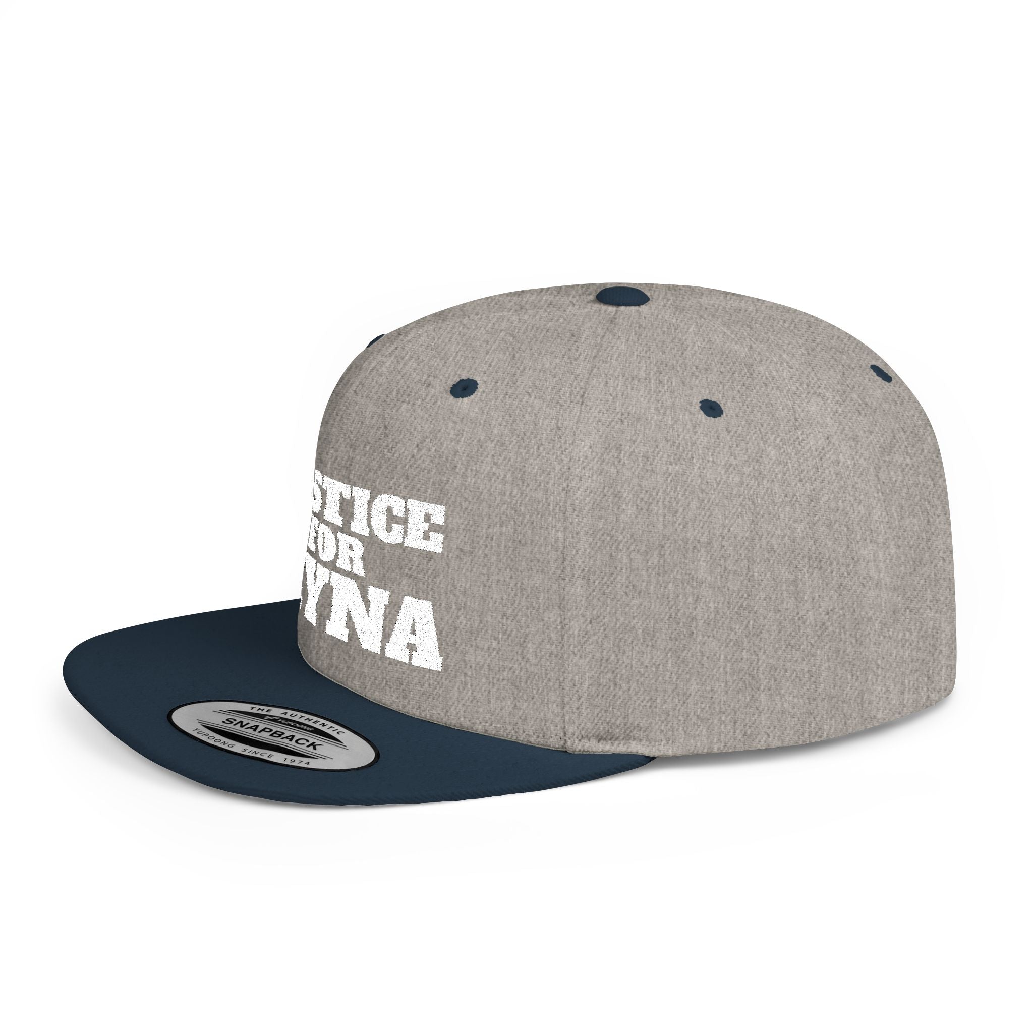 Justice for Iryna Flat Bill Snapback Hat, Statement Cap,