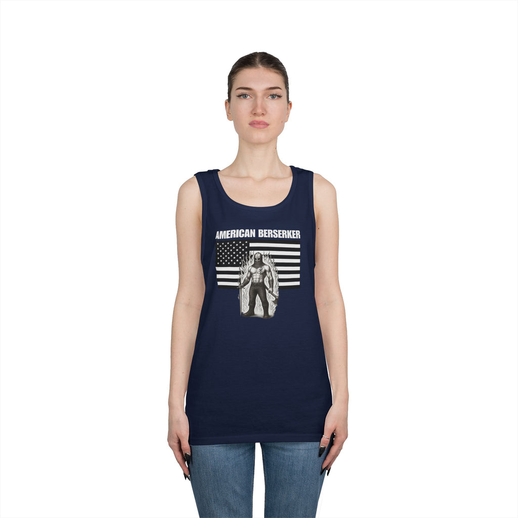 American Berserker Alt Design 3 Heavy Cotton Tank Top
